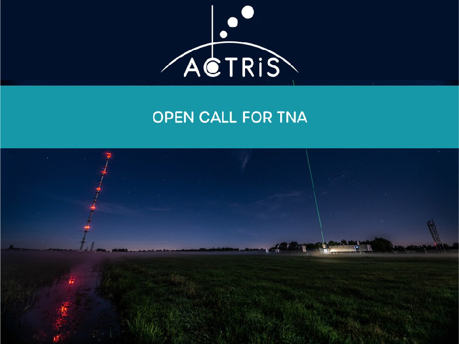 First Call for proposal to access ACTRIS Services
