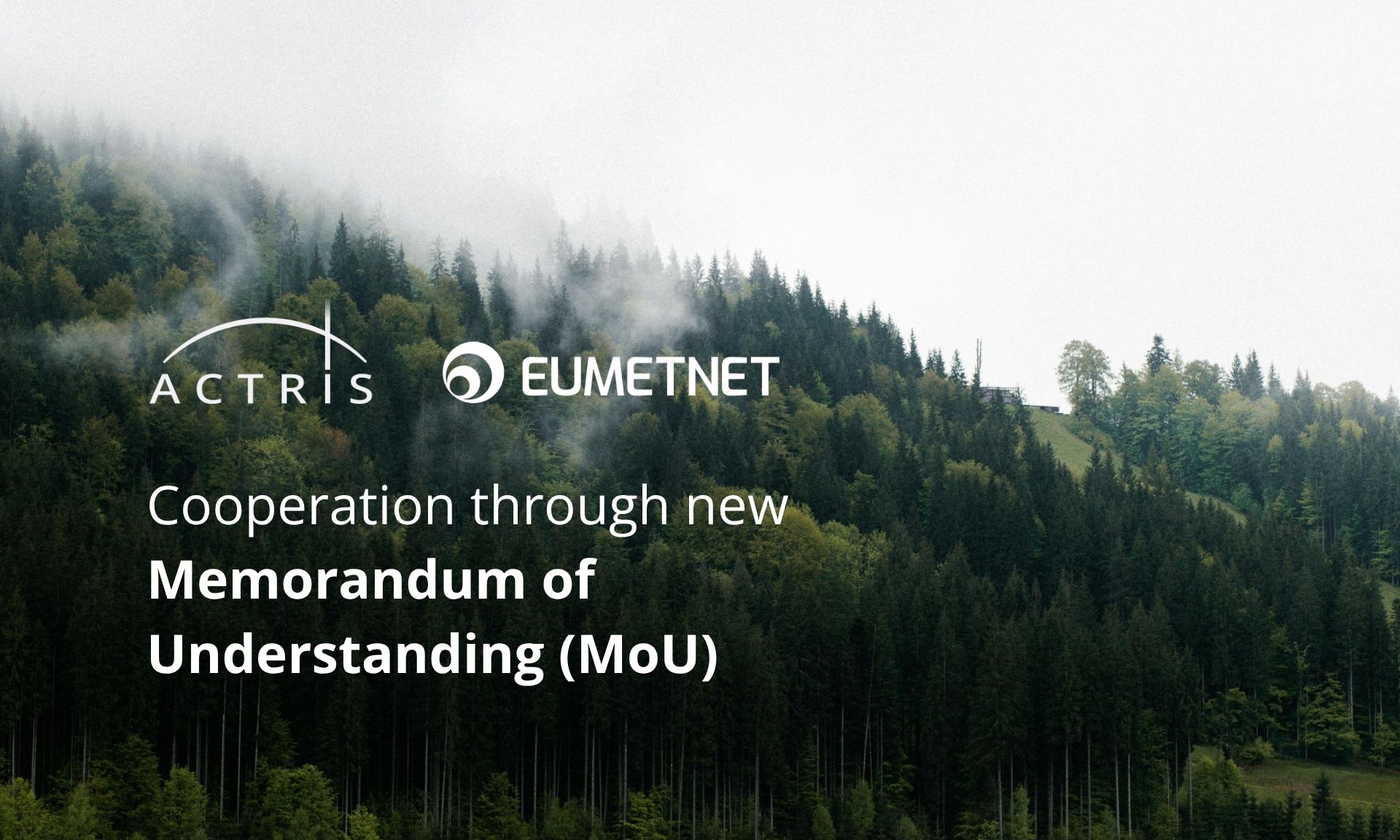 ACTRIS & EUMETNET MoU