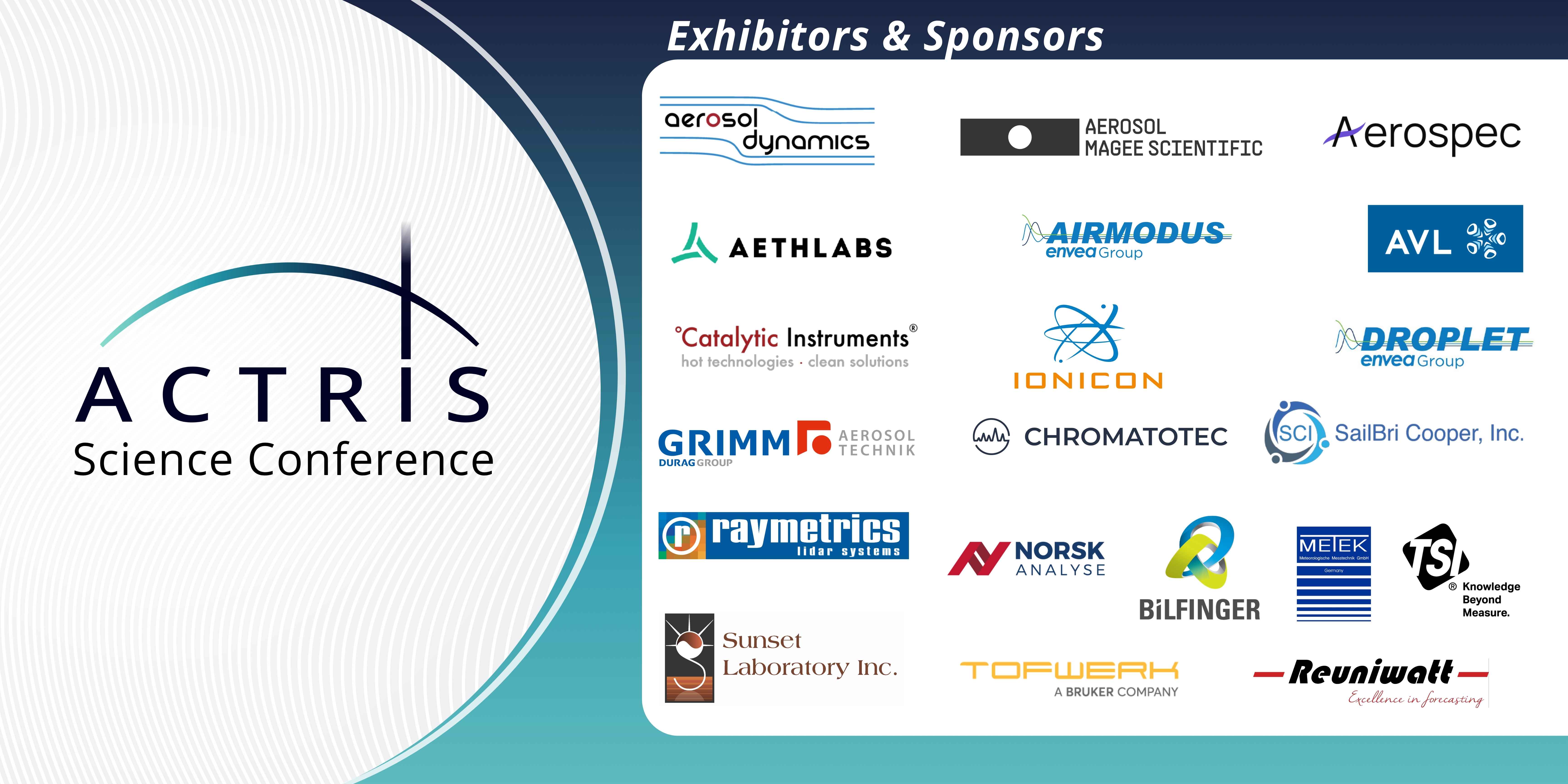 exhibitors and sponsors