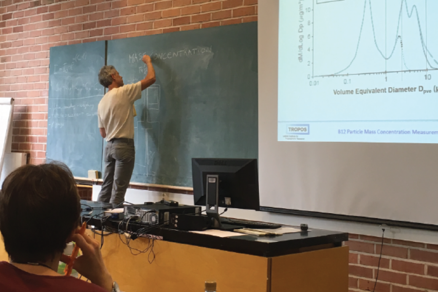 Course on Atmospheric observation of aerosols, clouds and trace gases