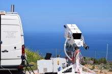 Mobile lidar during the PRETECT campaign, Crete