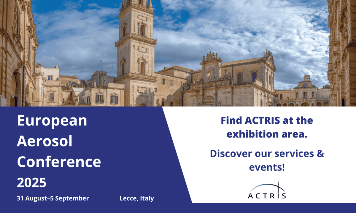 ACTRIS at EAC 2025 